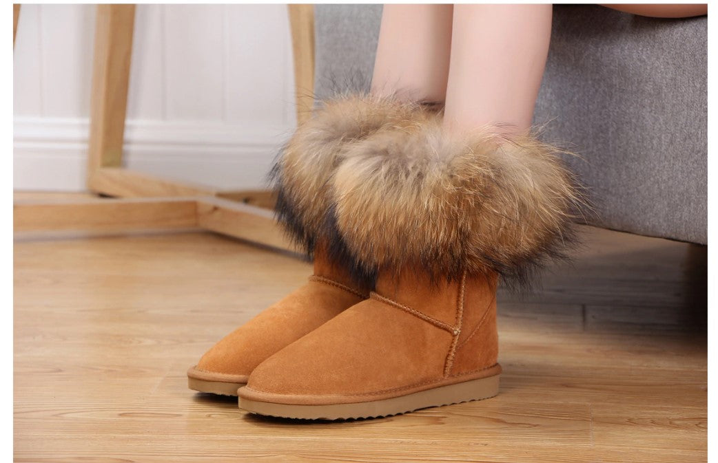 womens-fox-fur-snow-boots