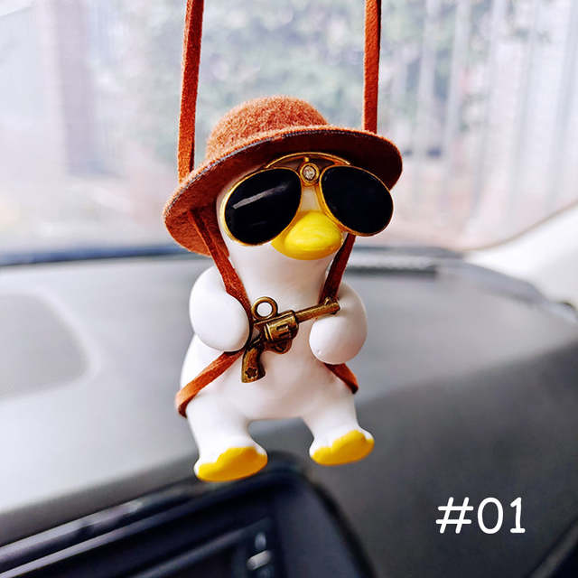 car-pendant-cute-swinging-duck