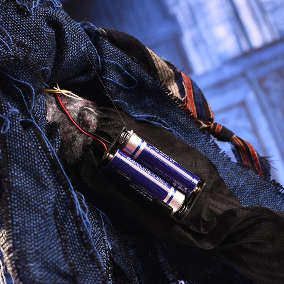 Electric Horror Toys Hanging  Halloween Eyes Glowing Screaming Witch Pendant Ghost