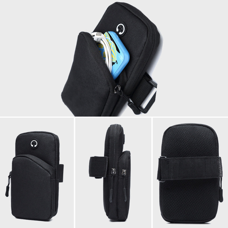 Sports outdoor mobile phone arm bag men's and women's running fitness bag