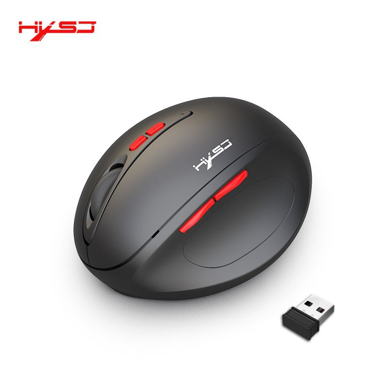 2.4G wireless mouse rechargeable vertical mouse with 7 buttons ergonomic design