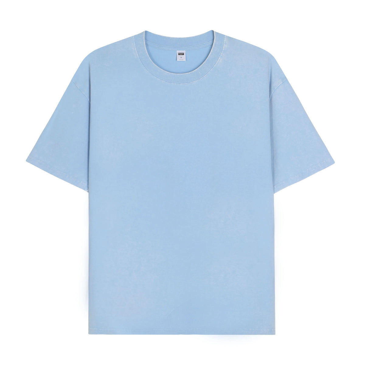 Men's Oversized Round Neck Short Sleeve T-Shirt, Soft Cotton, Casual Streetwear Style