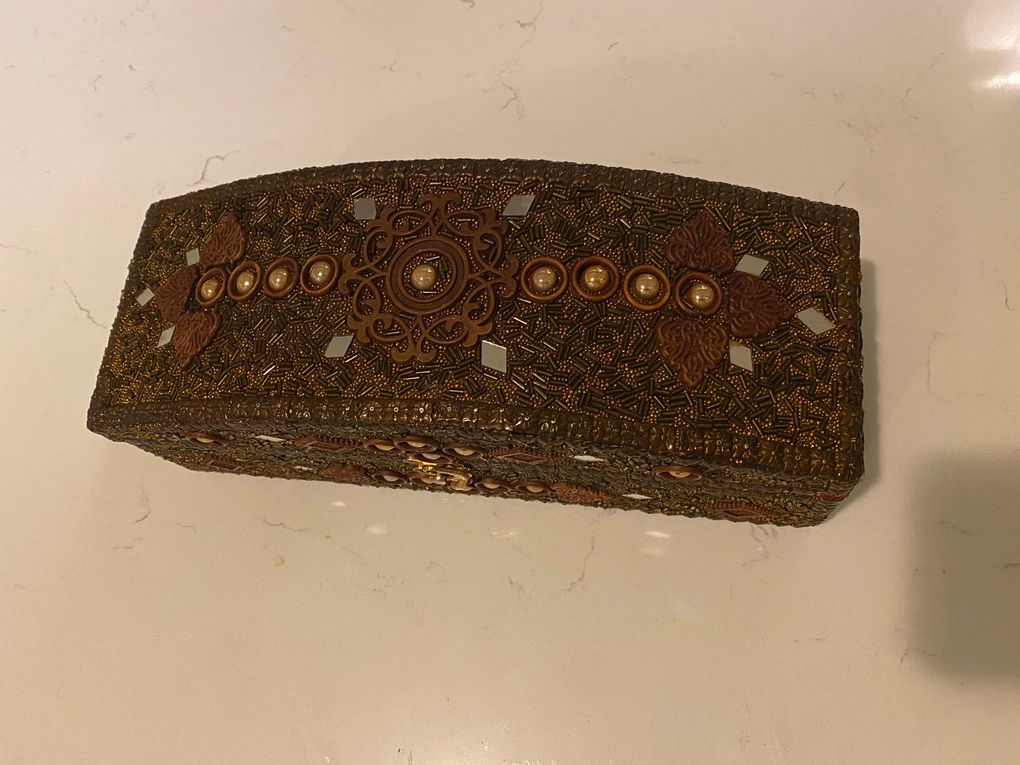 VINTAGE HANDMADE CLASSIC JEWELRY CHEST