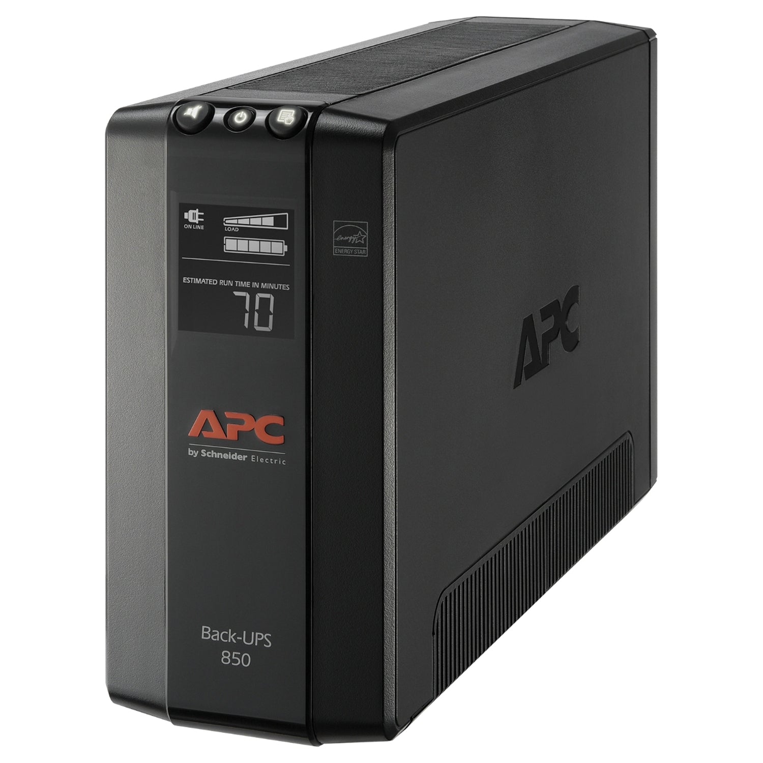 APC Back-UPS Pro BX850M with 8 outlets, compact battery backup and surge protector for home or office use
