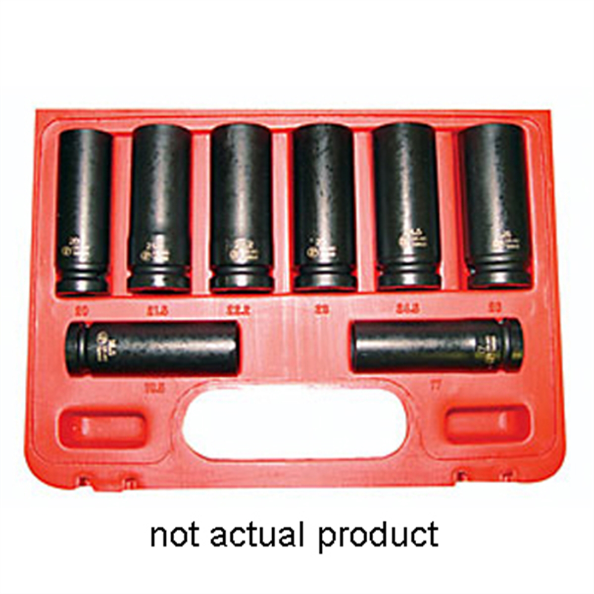 Astro Pneumatic 22mm protector wheel socket, durable tool for automotive repairs, shown in close-up with a black finish.
