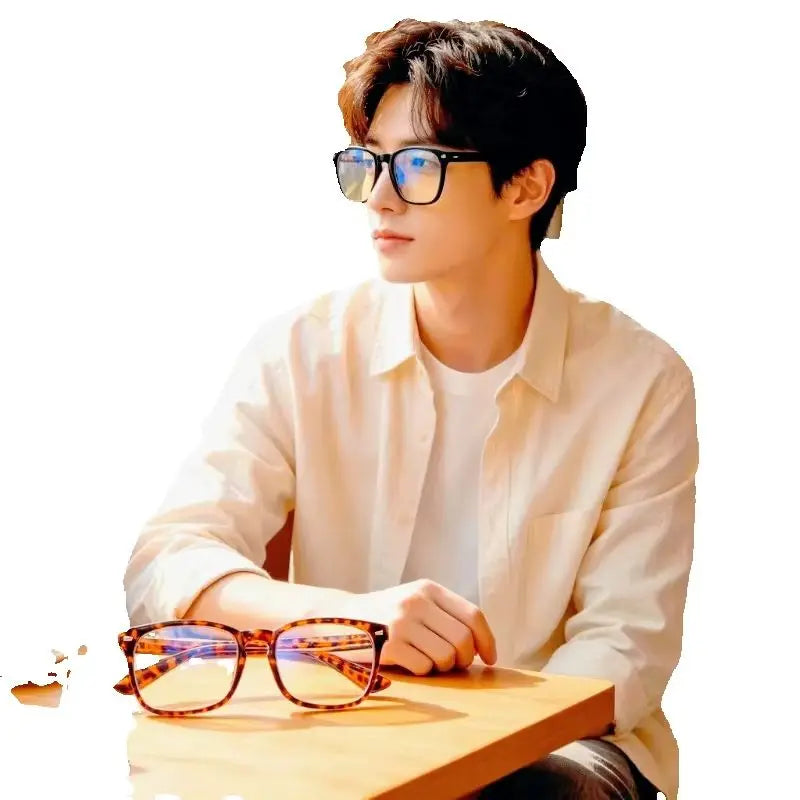 Black Blue Light Blocking Glasses for Computer & Gaming Anti-UV Ray Scratch-Resistant Lenses Comfort Fit for Digital Screen Protection