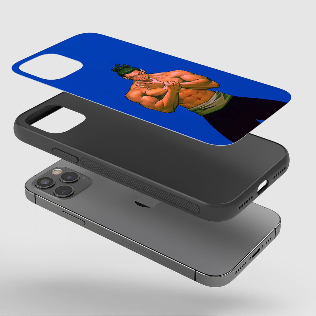 Aoi Todo Blue Silicone Armored Phone Case