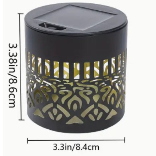 Solar Mandala Sunflower Wall Light Garden Decor Landscape Wall Lamp