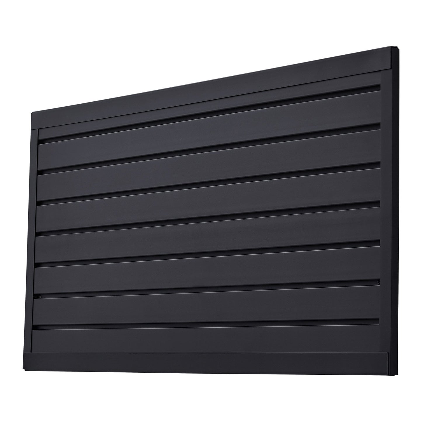 Slat Wall Paneling, 2 x 4 ft, PVC Garage Slatwall with Modular Design, Black Slat Wall Easy-to-Install Adjustable Slatwall Panel with Coupling Structure & DIY Cutting, Fits for Storage & Display - American Smart