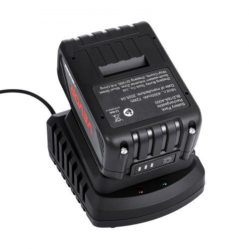 20V MAX, Portable Battery and Charger Combo, AC 110V, 4.0 Ah Lithium-Ion Battery Pack, 4000 mAh Large Capacity, Extended Runtime, Compatible with Series Tools, for Replacement and Fast Charging