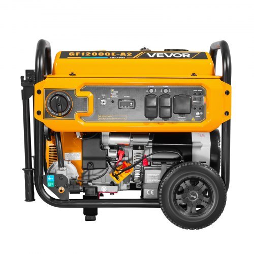 Portable Generator, Gasoline 13500W Peak Watt, LPG 12000W Peak Watt & Natural Gas 11000W Peak Watt Tri-Fuel Generator, Home Backup Generators with Electric Start, Gas, LPG & Natural Gas Powered