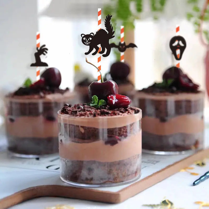 10PCS Halloween Day of the Dead Cake Decoration Set