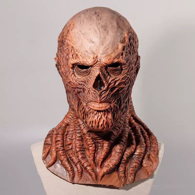 Eprolo Strange Tale 4 Vecna latex mask with detailed terror design for Halloween costume or horror props.