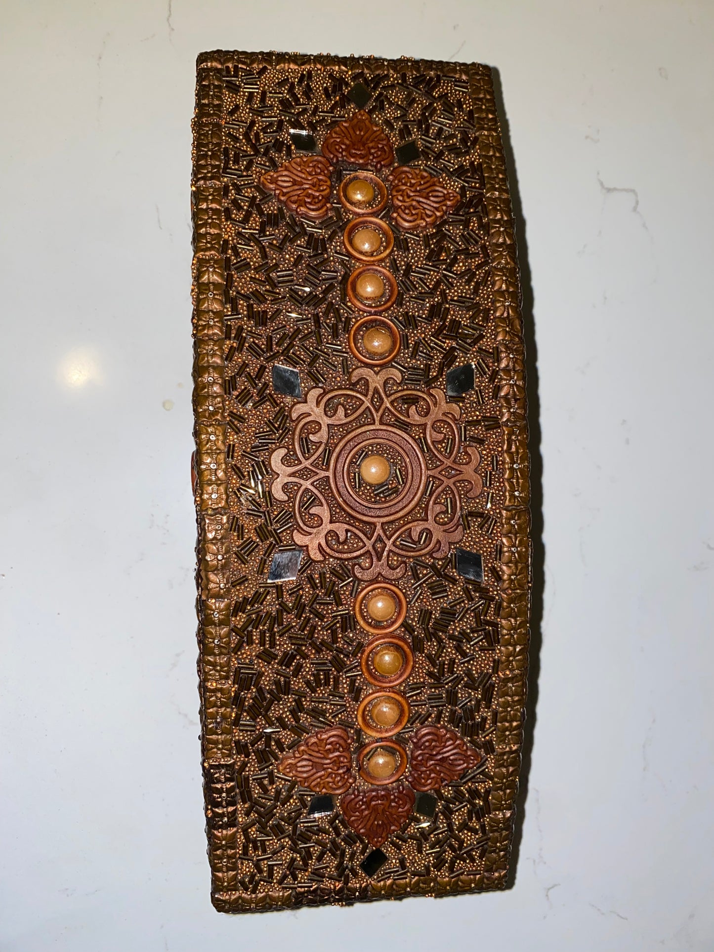 VINTAGE HANDMADE CLASSIC JEWELRY CHEST