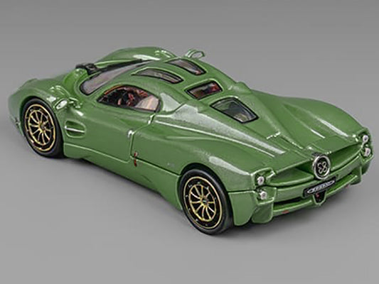 Pagani Utopia Green Metallic 1/64 Diecast Model Car by CM Models-0