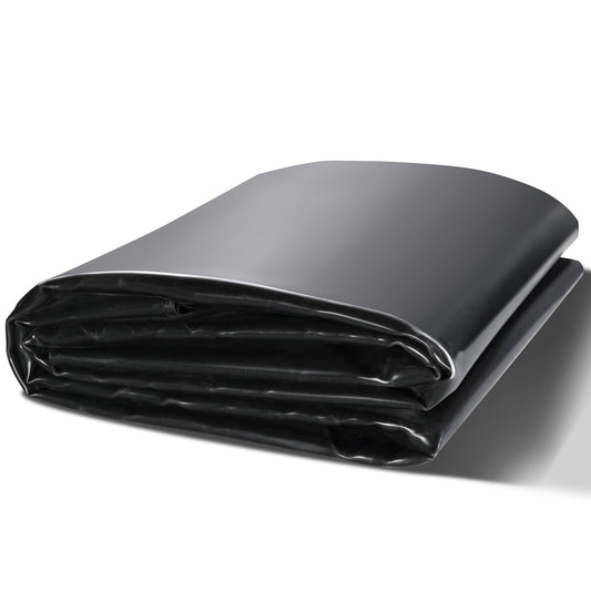 Pond Liner, 20 x 25 ft 45 Mil Thick, Pliable EPDM Material Pond Skins, Easy Cutting Underlayment for Fish or Koi Pond, Waterfall Base, Water Features, Water Gardens, Fountains, Black - American Smart