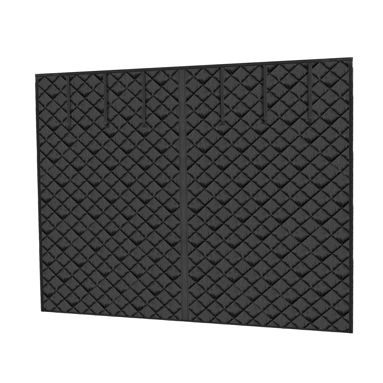 Garage Door Screen for Winter, 9x7FT, Garage Door Insulation Kit, Magnetic Thermal Insulated Door Curtain with 300D Oxford Fabric Heavy Duty Weighted Bottom, Easy Assembly for Garage Door - American Smart