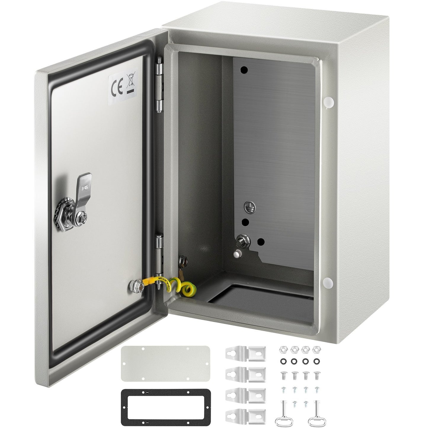 NEMA Steel Enclosure 1286,NEMA 4X Steel Electrical Box,IP66 Waterproof & Dustproof,Outdoor/Indoor Electrical Junction Box,with Mounting Plate - American Smart