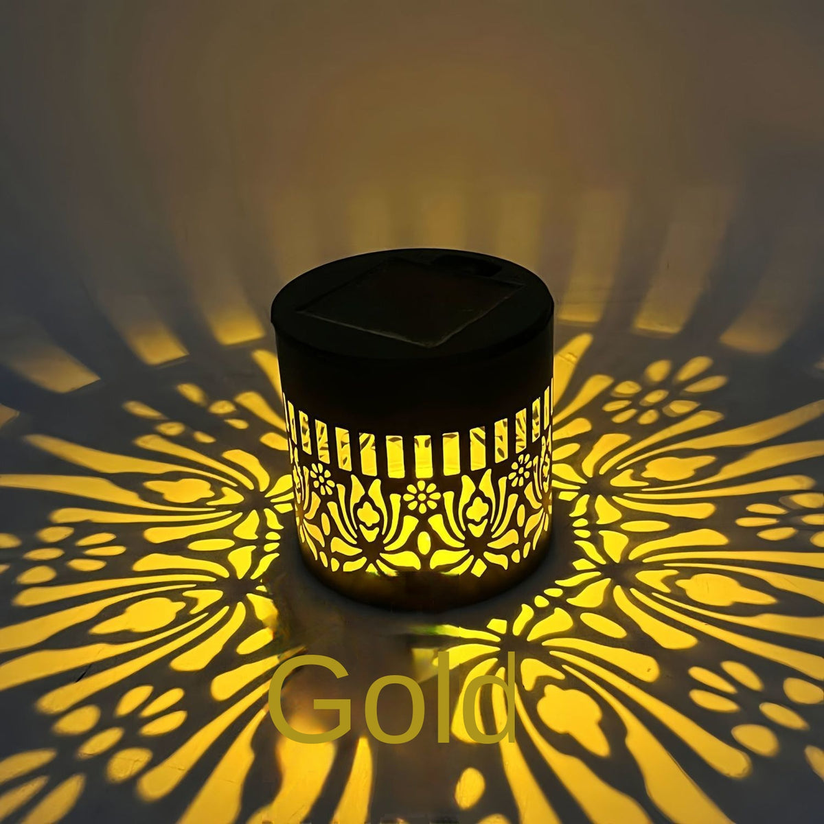 Solar Mandala Sunflower Wall Light Garden Decor Landscape Wall Lamp