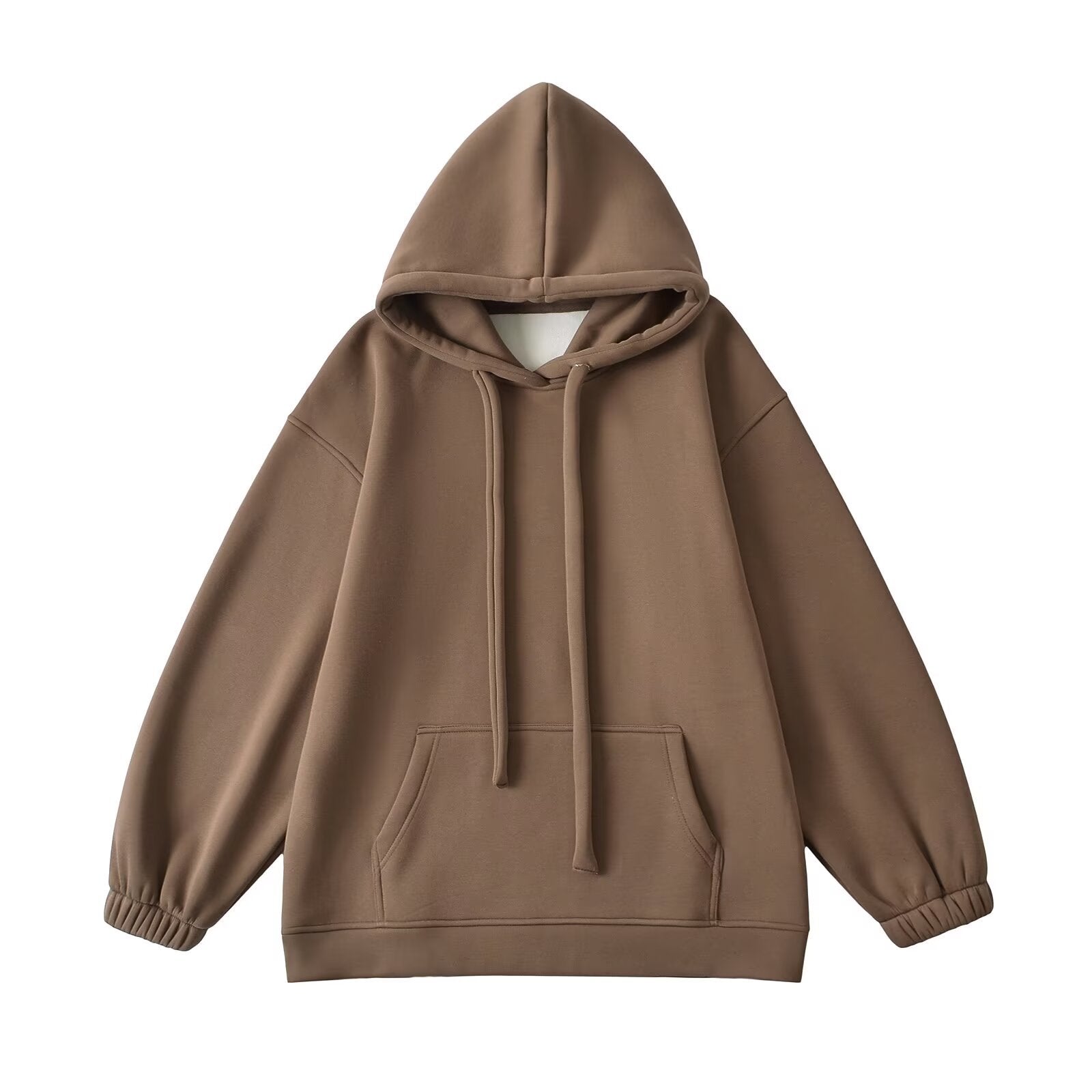 Loose drawstring hooded sweatshirt - American Smart
