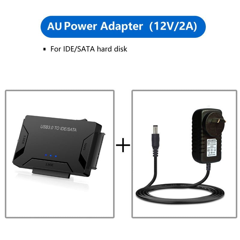 USB 3.0 hard drive adapter for three purposes USB 3.0 to SATA/IDE easy drive cable multifunctional easy drive cable