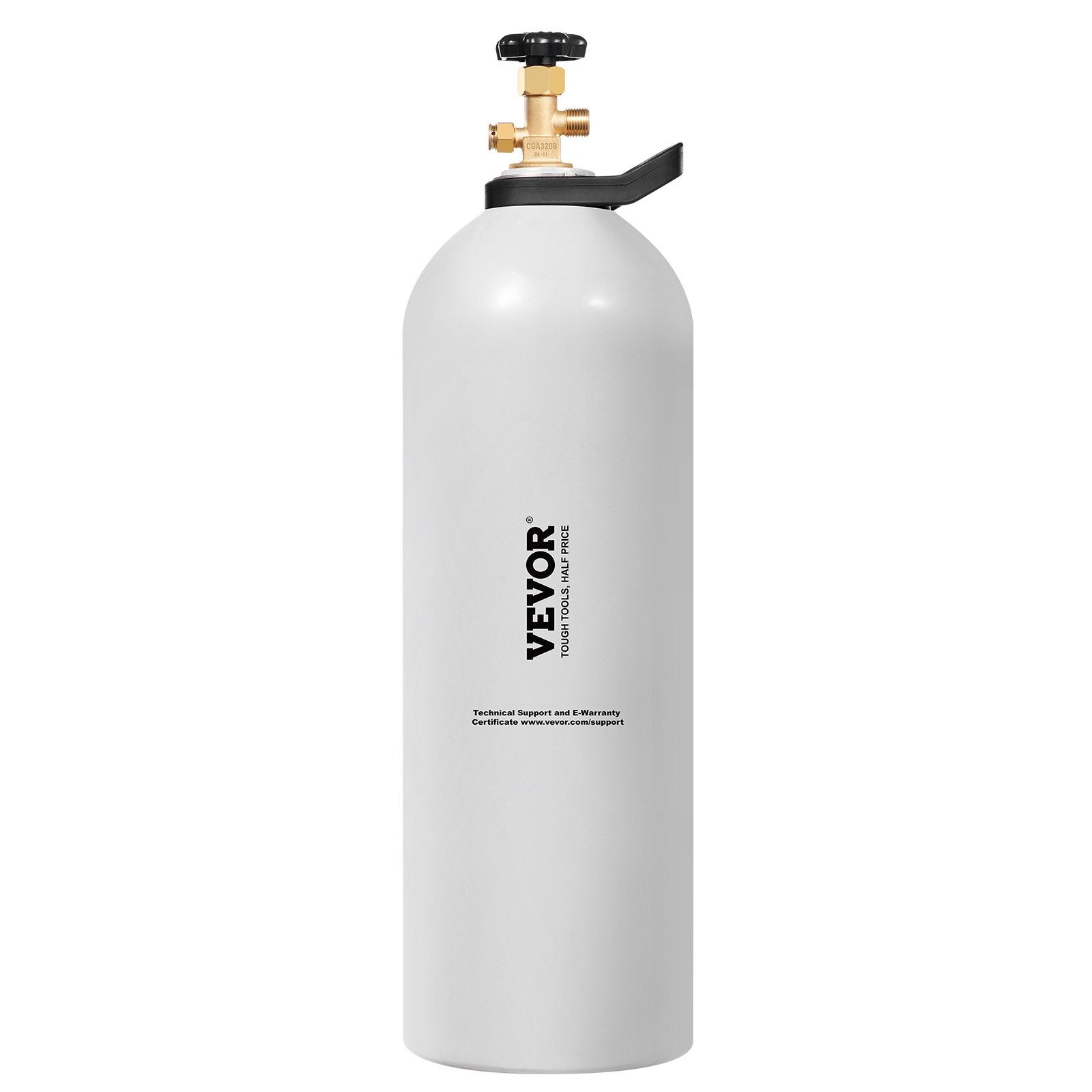 CO2 Tank, 20 lbs New Aluminum Alloy Cylinder, CO2 Air Tank with Spray Coating, CGA320 Valve, Handle & Adjustable Pressure, DOT & TC Approved Cylinder for Draft Beer Dispensing and Soda Maker - American Smart