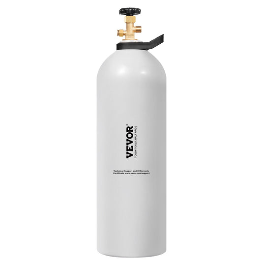 CO2 Tank, 20 lbs New Aluminum Alloy Cylinder, CO2 Air Tank with Spray Coating, CGA320 Valve, Handle & Adjustable Pressure, DOT & TC Approved Cylinder for Draft Beer Dispensing and Soda Maker - American Smart