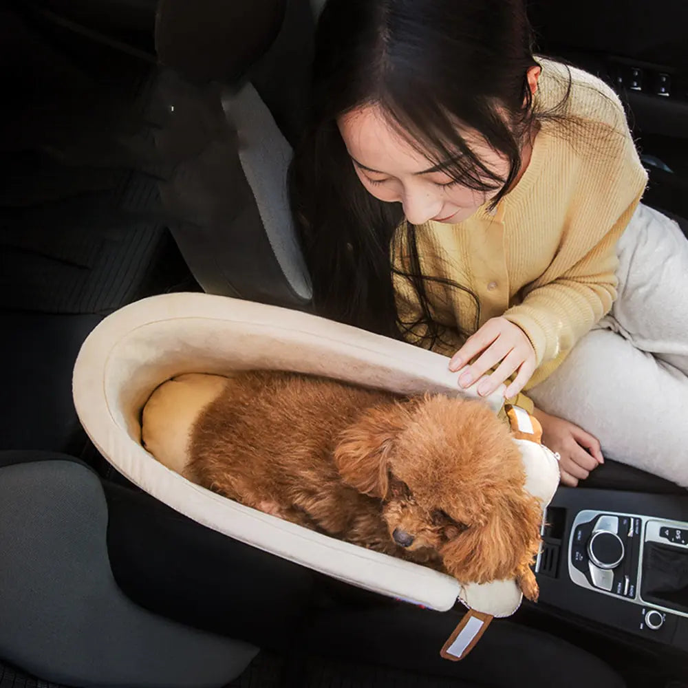 Puppy Cat Bed for Car-2