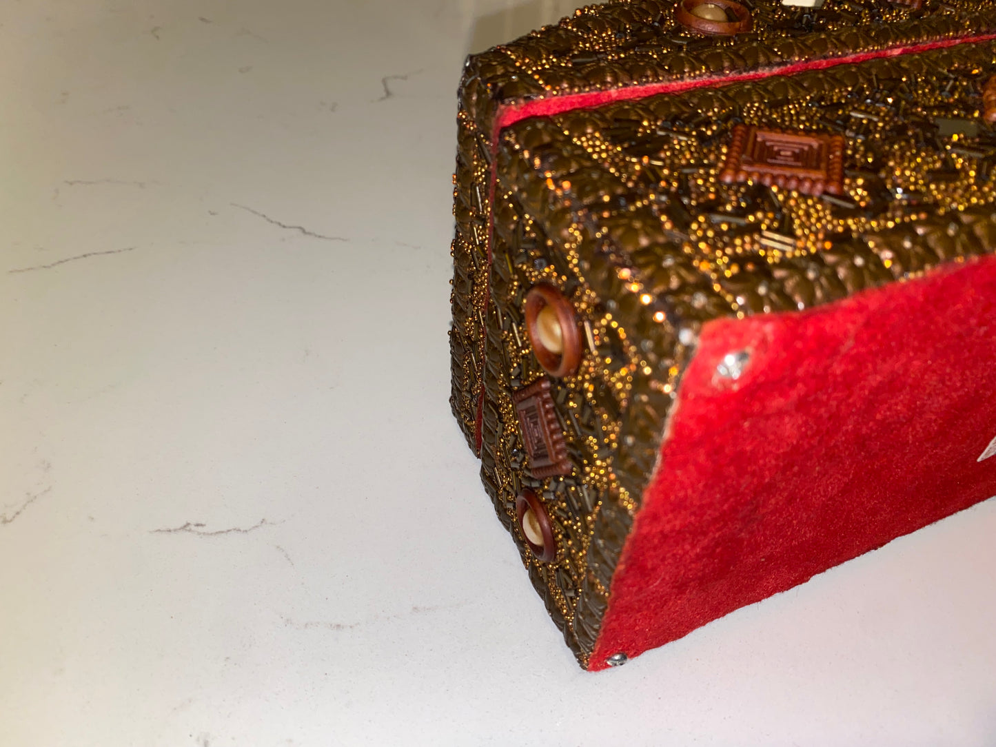 VINTAGE HANDMADE CLASSIC JEWELRY CHEST