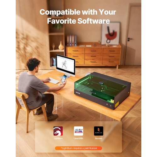 Laser Engraver, 20W, Laser Engraving and Cutting Machine with Enclosure Camera, Laser Cutter, 36000 mm/min, 19.7 x 12.6 in Working Area, for Wood, Leather, Glass, Paper, Certain Metal, Class 1