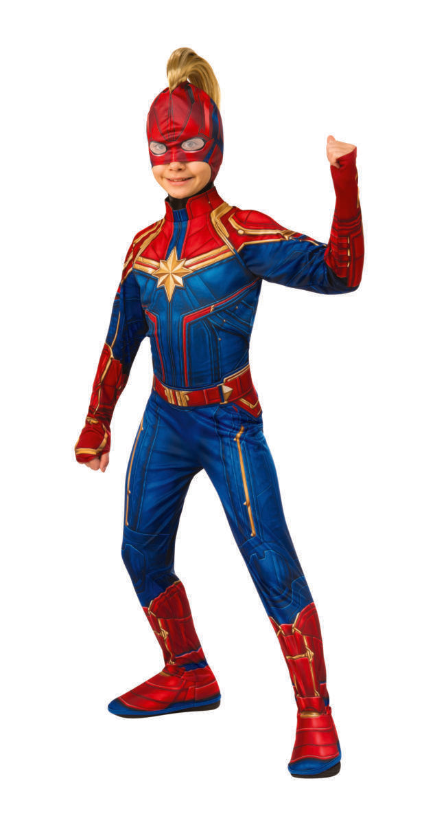 Girls Captain Marvel Headpiece With Mohawk One Size
