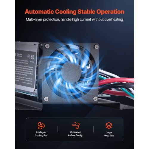 WF-8955-AD-MBA RV Power Converter, 55 Amp, DC Main Board Assembly Replacement Unit, Multi-Stage Smart Charge for Lithium Lead Acid Battery, for WF-8955, WF-8955-AD, and Parallax 7145 7155 Series - American Smart