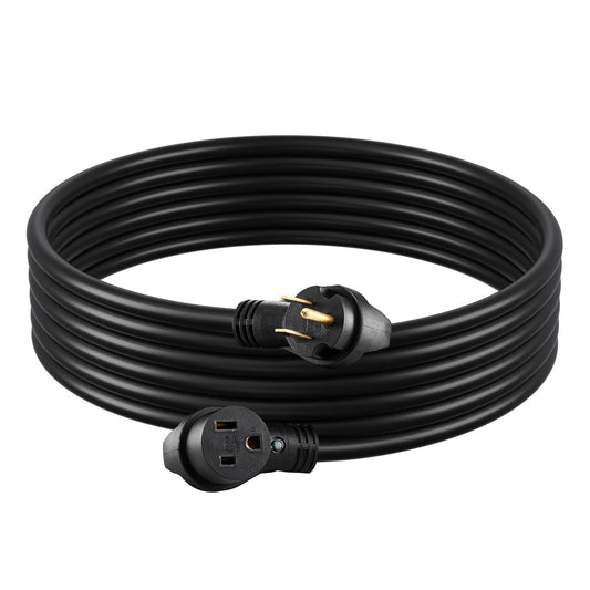 50-Amp Generator Extension Cord, 50 Foot, 250 Volts 12500 Watts Heavy Duty Power Cable, NEMA 6-50R NEMA 6-50P SWT 6AWG Flexible Welder Extension Cord, with Storage Bag, for Generator, ETL Listed - American Smart