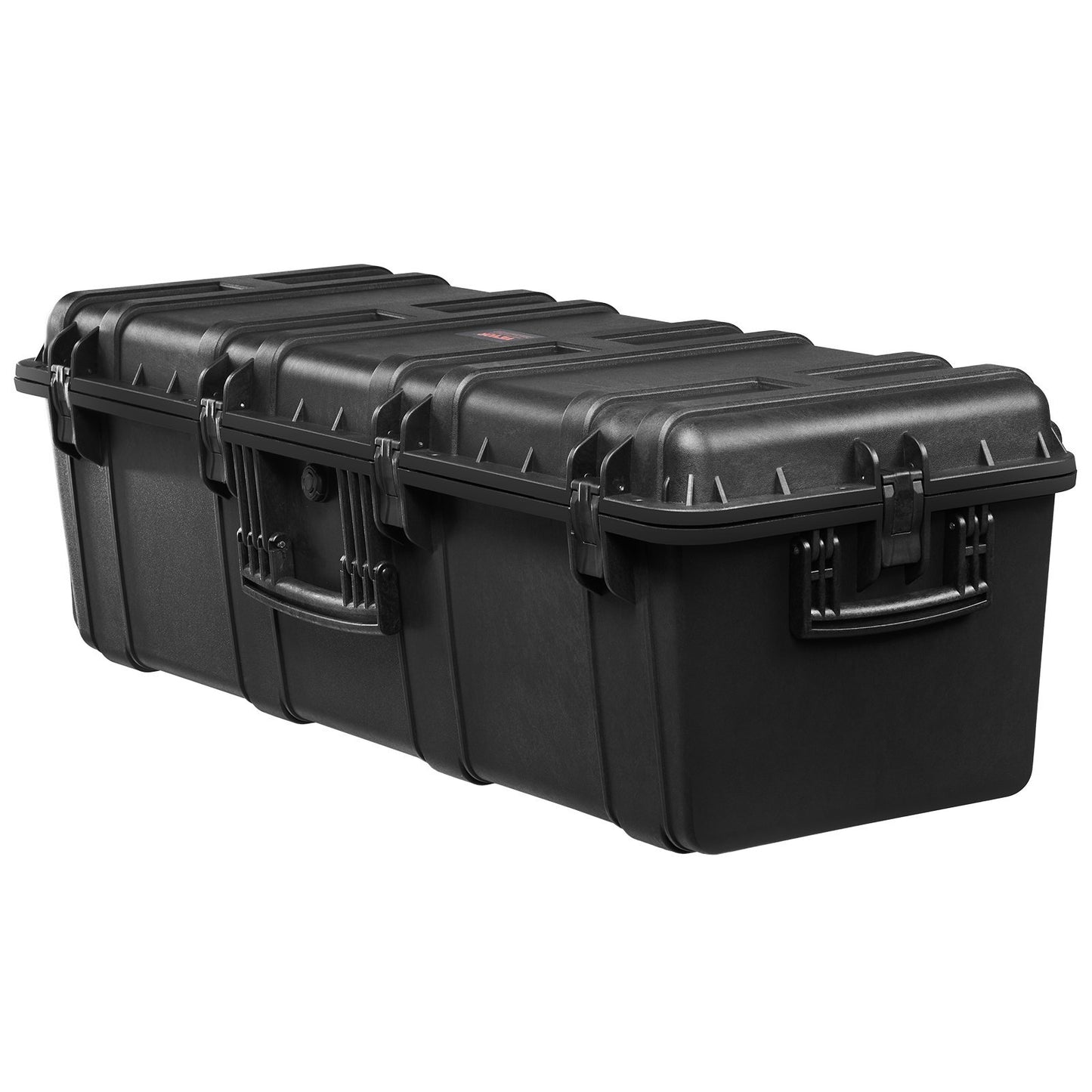 Weatherproof Hard Case, Heavy Duty Protective Dry Box Case with Pre-Cut Foam & Retractable Pull Handles for Travel, Hunt, Military, Tactical, IP67 Waterproof Case for Cameras(112x41x34)