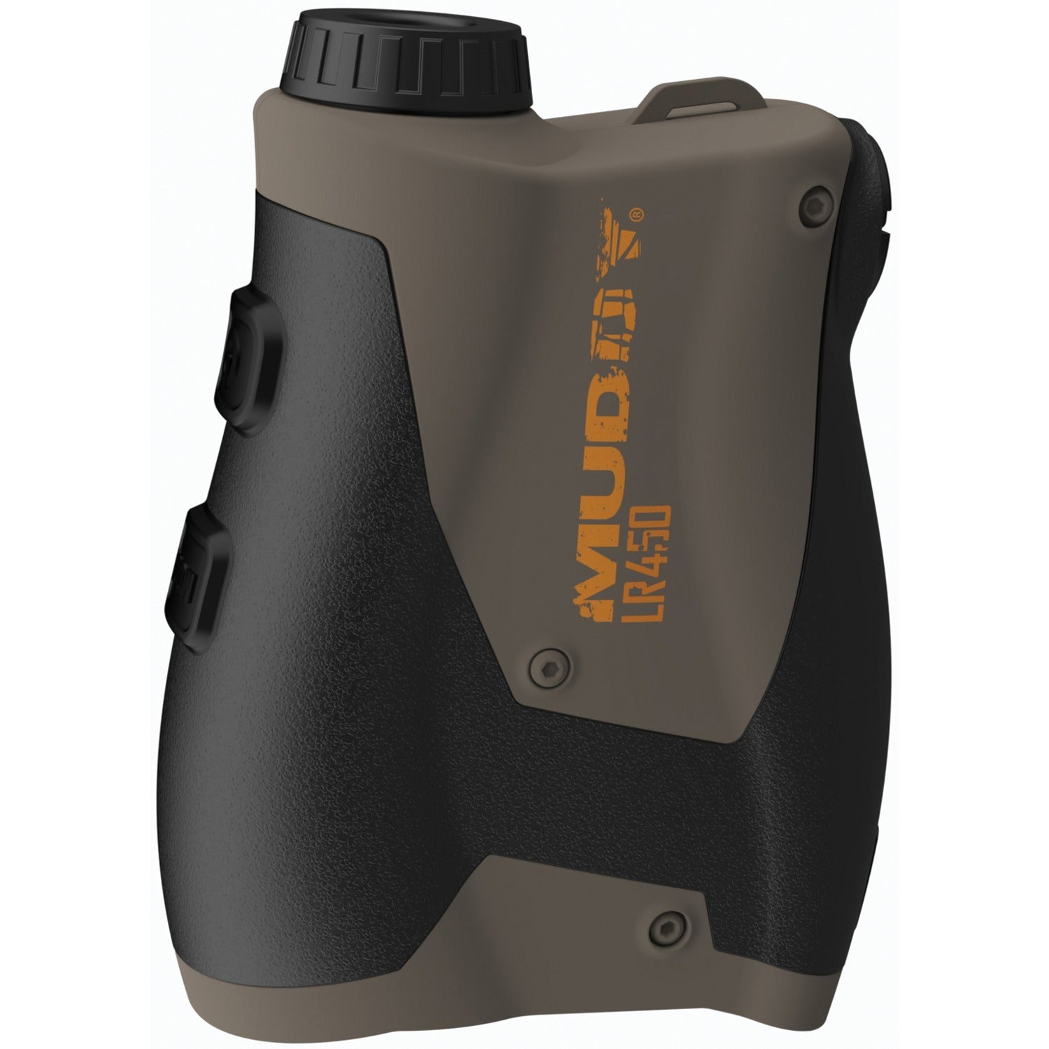 American Smart MUD-LR450 450 Laser Range Finder for hunting, featuring a compact design with measurement display and ergonomic grip.