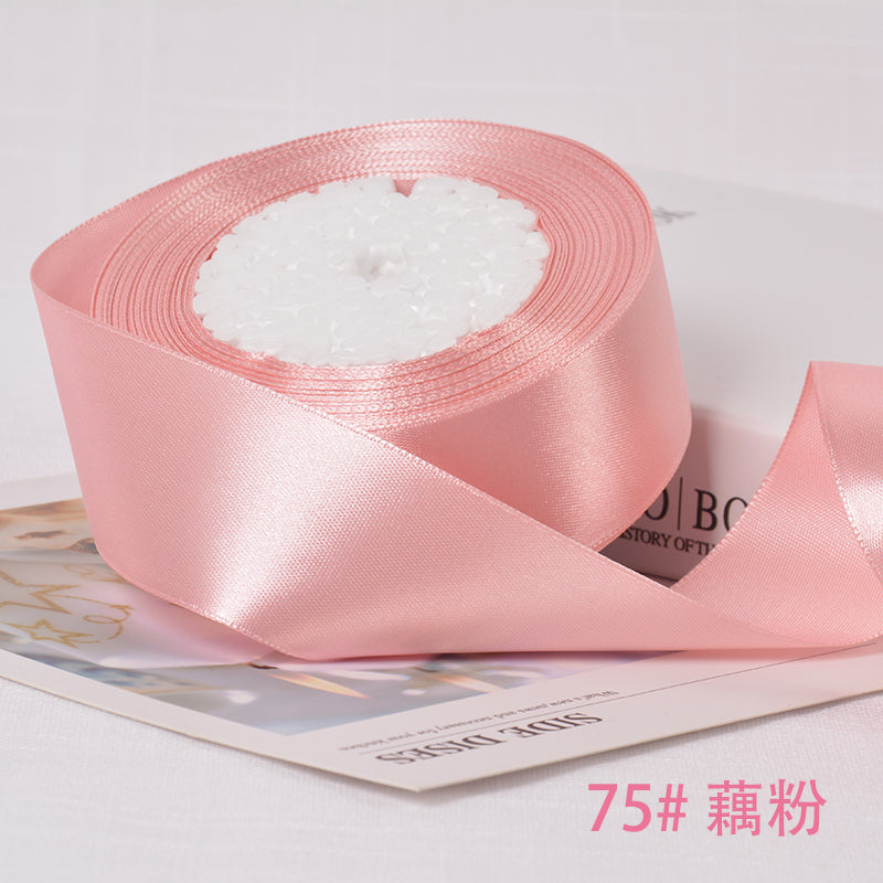 6-10-12-15-20-25-40mm Satin Ribbons for Wedding Birthday Party Gift Wrapping Tape Christmas Halloween DIY Crafts Handmade Ribbon