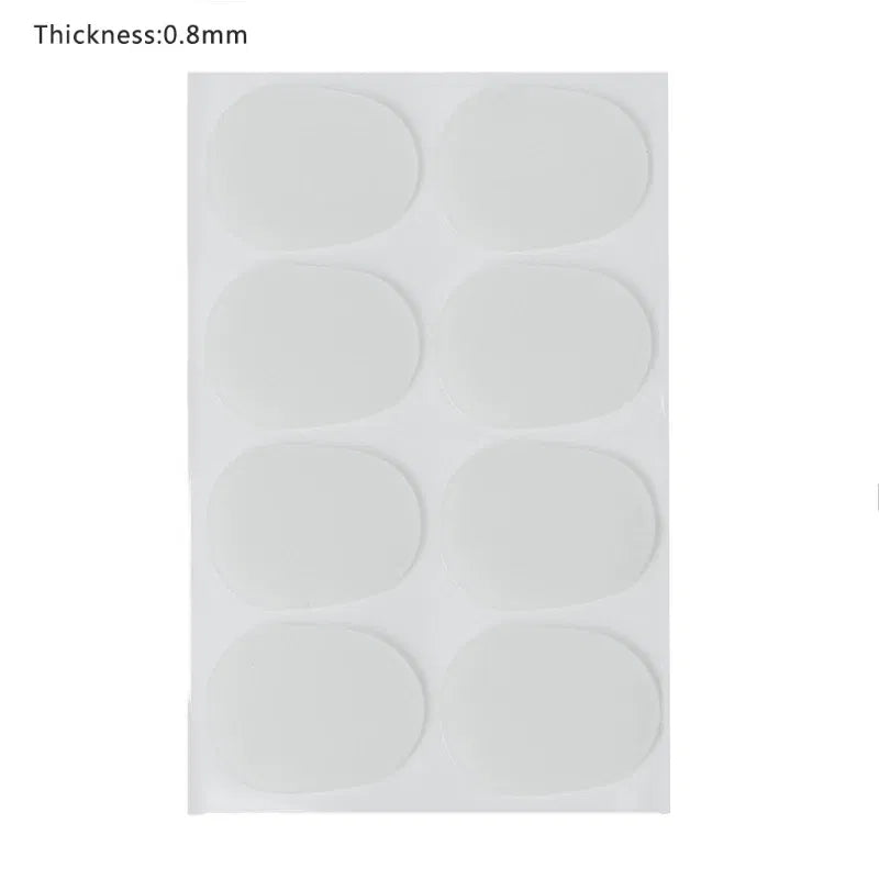 Color: Light Grey - Big sale8pcs Treble/Alto/Tenor Sax Clarinet Mouthpiece Patches Pads Cushions 0.5mm 0.8mm
