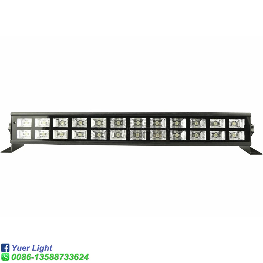 24X3W LED UV Wall Washer Lights Remote Control UV LED Strobe DJ Disco Party Bar Wash Light For Christmas Indoor Effect Lights