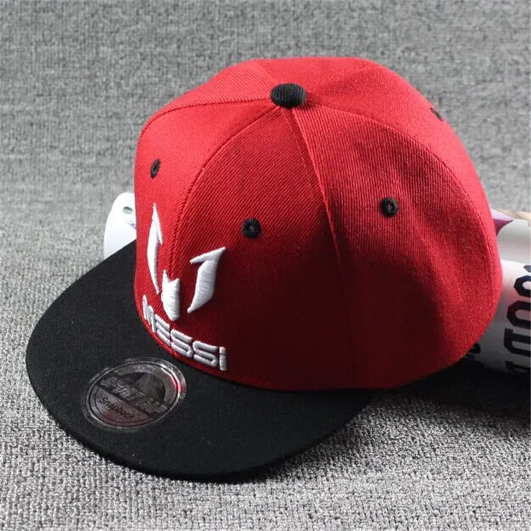 Color: Fluorescent Yellow - New Fashion Children Ronaldo Cr7 Neymar Njr Baseball Cap Hat Boys Girls Kids Messi Snapback Hats Hip Hop Caps Gorras