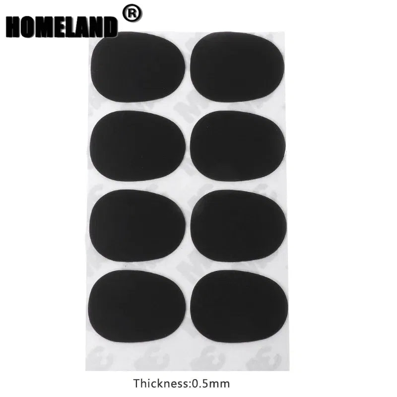 Color: Light Grey - Big sale8pcs Treble/Alto/Tenor Sax Clarinet Mouthpiece Patches Pads Cushions 0.5mm 0.8mm
