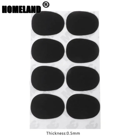 Color: Light Grey - Big sale8pcs Treble/Alto/Tenor Sax Clarinet Mouthpiece Patches Pads Cushions 0.5mm 0.8mm
