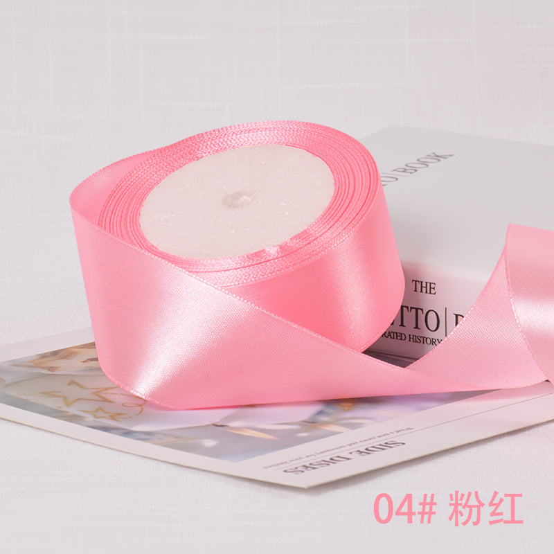 6-10-12-15-20-25-40mm Satin Ribbons for Wedding Birthday Party Gift Wrapping Tape Christmas Halloween DIY Crafts Handmade Ribbon