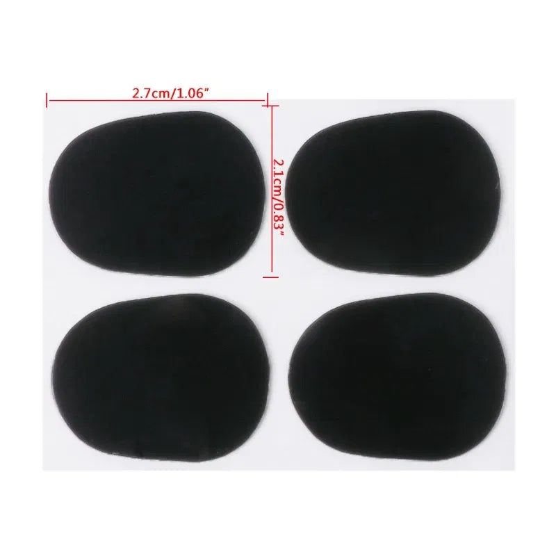 Color: Light Grey - Big sale8pcs Treble/Alto/Tenor Sax Clarinet Mouthpiece Patches Pads Cushions 0.5mm 0.8mm