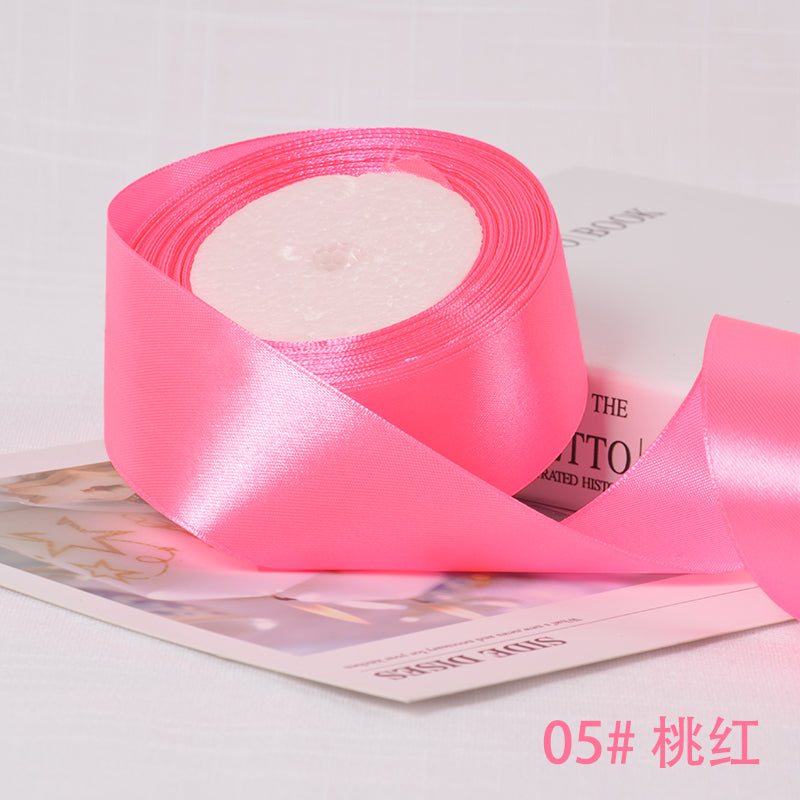 6-10-12-15-20-25-40mm Satin Ribbons for Wedding Birthday Party Gift Wrapping Tape Christmas Halloween DIY Crafts Handmade Ribbon