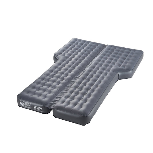 Car Air Mattress, Inflatable Car Camping Mattress, Oxford Thickened Travel Beds, Comfortable and Durable Portable Sleeping Pad with Air Pump, Nozzle, Carry Bag, Fits Most SUV MPV Sedan, Gray