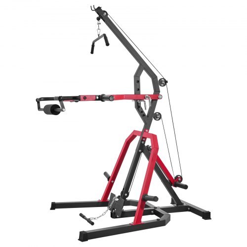 Home Gym Equipment, Leverage Gym with 2:1 Ratio LAT Low Row System, Strength Training Machine for Squats Deadlifts Bench Press Bicep Curls, Home Gym Machine, Adjustable Full Body Workout Station