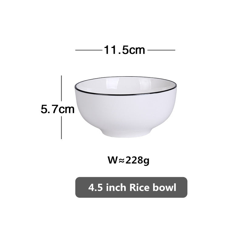 white-with-black-edge-dinner-plate-ceramic-kitchen-tray-food-dishes-rice-salad-noodles-bowl-soup-kitchen-cook-tool-1pcs-sale