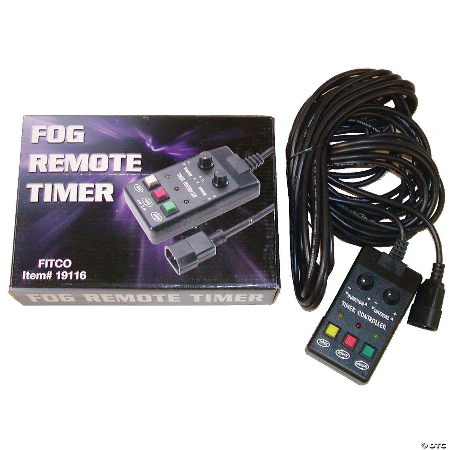 American Smart fog machine timer for controlling fog effects in fog machines and accessories setup.