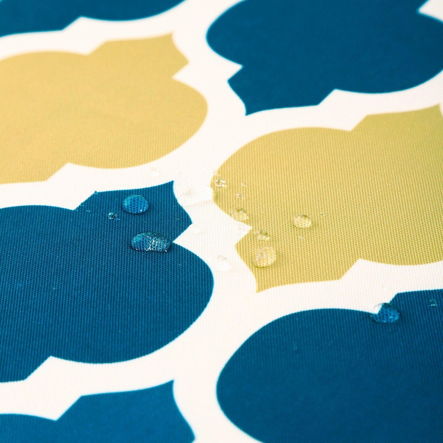 Water Resistant Indoor Outdoor Table Cloth 137x185 CM (Blue)-2