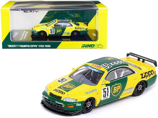 Toyota Corona EXIV #51 RHD (Right Hand Drive) Satoshi Motoyama "JTCC" Japan Touring Car Championship (1995) 1/64 Diecast Model Car by Inno Models-0